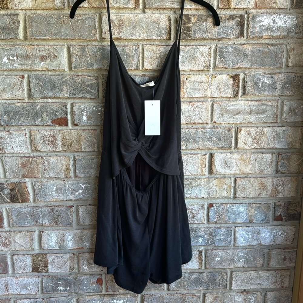 NWT sienna sky, super soft romper elastic waist cute front cut out